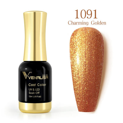 ref1001 -1100 Venalisa 12mlNail Gel Polish 12ml Gorgeous Color Gel Polish Nail Gel Soak Off UV LED Full Coverage Gel Polish Nail Lacquer Varnish
