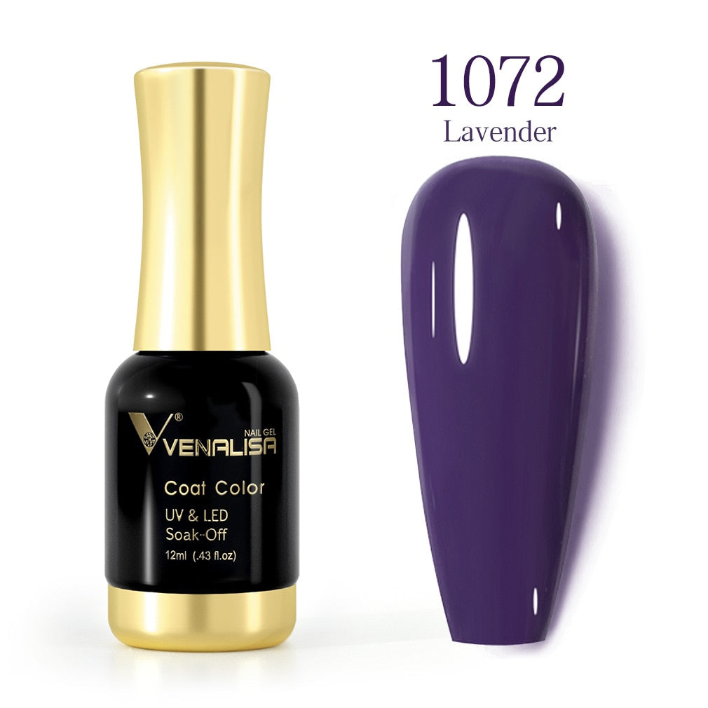 ref1001 -1100 Venalisa 12mlNail Gel Polish 12ml Gorgeous Color Gel Polish Nail Gel Soak Off UV LED Full Coverage Gel Polish Nail Lacquer Varnish