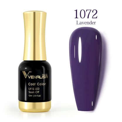 ref1001 -1100 Venalisa 12mlNail Gel Polish 12ml Gorgeous Color Gel Polish Nail Gel Soak Off UV LED Full Coverage Gel Polish Nail Lacquer Varnish