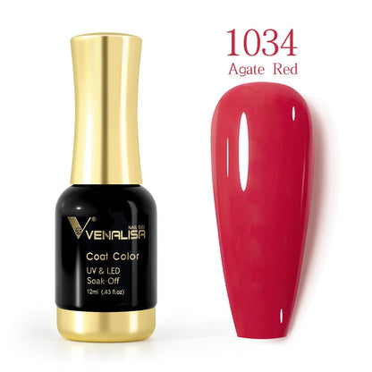 ref1001 -1100 Venalisa 12mlNail Gel Polish 12ml Gorgeous Color Gel Polish Nail Gel Soak Off UV LED Full Coverage Gel Polish Nail Lacquer Varnish
