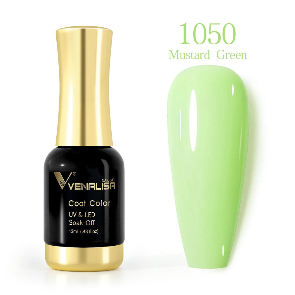 ref1001 -1100 Venalisa 12mlNail Gel Polish 12ml Gorgeous Color Gel Polish Nail Gel Soak Off UV LED Full Coverage Gel Polish Nail Lacquer Varnish