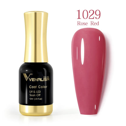 ref1001 -1100 Venalisa 12mlNail Gel Polish 12ml Gorgeous Color Gel Polish Nail Gel Soak Off UV LED Full Coverage Gel Polish Nail Lacquer Varnish