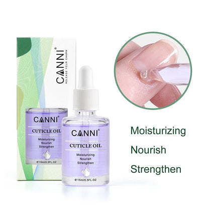 z CANNI 15ml Cuticle Oil Nail Gel Polish Manicure Nail Skin Care Moisturizing Nourish Strengthen for Gel Nail Cuticle Softener