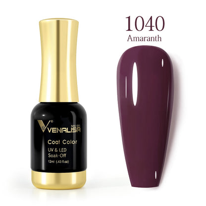 ref1001 -1100 Venalisa 12mlNail Gel Polish 12ml Gorgeous Color Gel Polish Nail Gel Soak Off UV LED Full Coverage Gel Polish Nail Lacquer Varnish