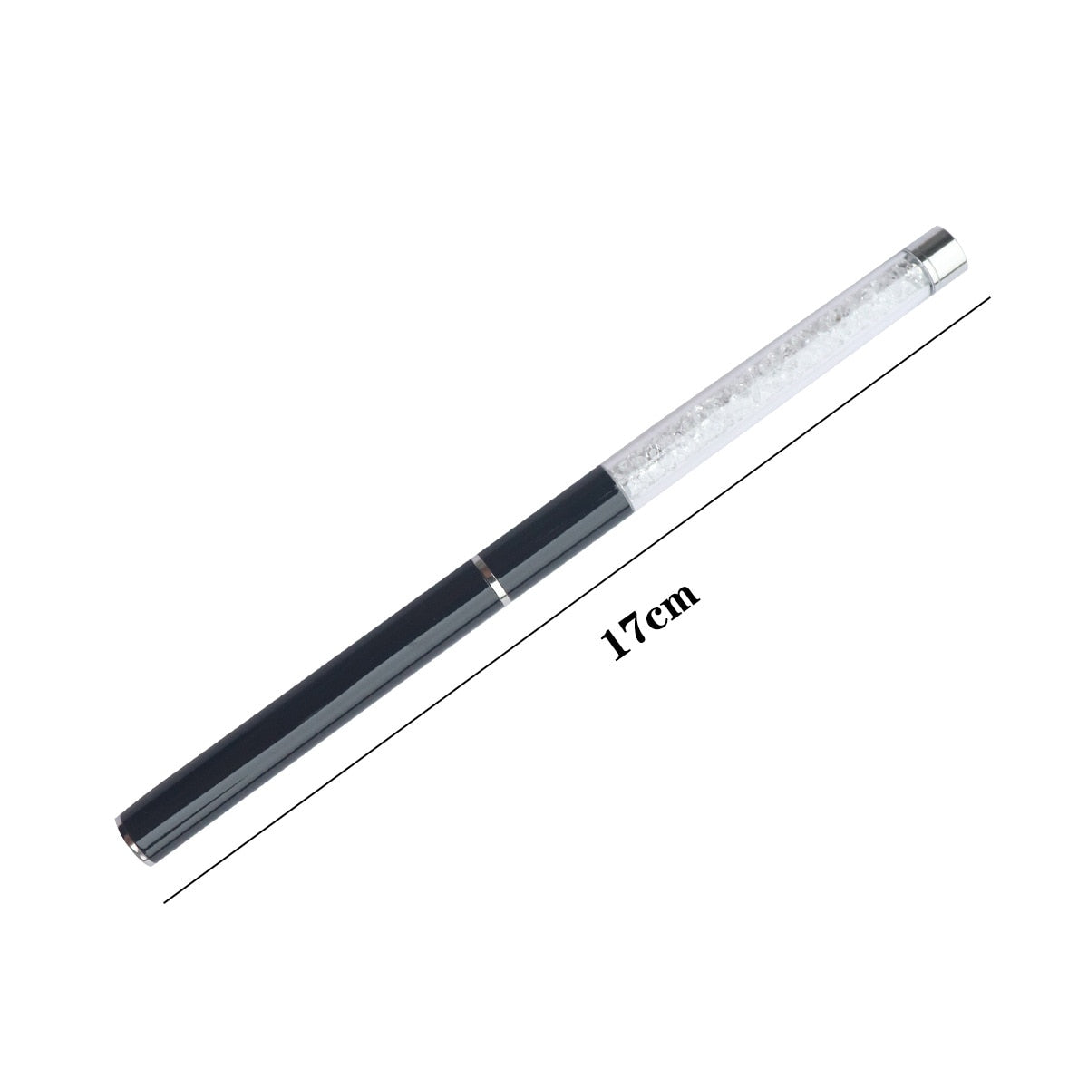 1pc Ombre brosse à ongles Nail Art peinture stylo brosse UV Gel vernis dégradé couleur strass cristal acrylique ongles dessin stylo