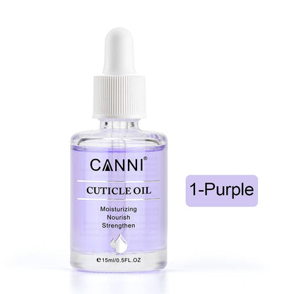 z CANNI 15ml Cuticle Oil Nail Gel Polish Manicure Nail Skin Care Moisturizing Nourish Strengthen for Gel Nail Cuticle Softener