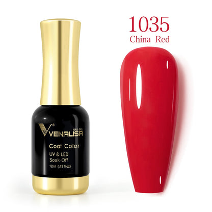 ref1001 -1100 Venalisa 12mlNail Gel Polish 12ml Gorgeous Color Gel Polish Nail Gel Soak Off UV LED Full Coverage Gel Polish Nail Lacquer Varnish