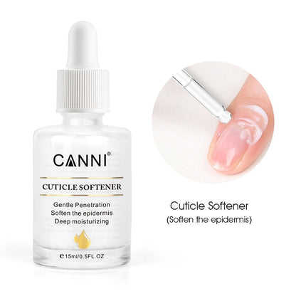 z CANNI 15ml Cuticle Oil Nail Gel Polish Manicure Nail Skin Care Moisturizing Nourish Strengthen for Gel Nail Cuticle Softener