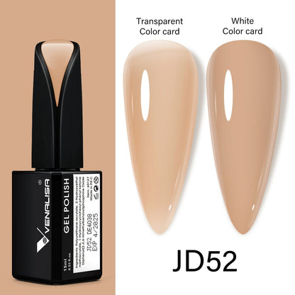 Venalisa 15ml Gel Polish Jelly Color Manicure New Formula Matt Top Coat Luxury Soak Off UV LED Colorful Nail Gel Lacquer