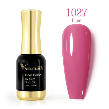 ref1001 -1100 Venalisa 12mlNail Gel Polish 12ml Gorgeous Color Gel Polish Nail Gel Soak Off UV LED Full Coverage Gel Polish Nail Lacquer Varnish