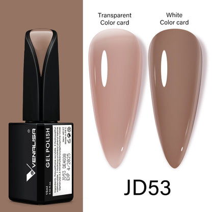 Venalisa 15ml Gel Polish Jelly Color Manicure New Formula Matt Top Coat Luxury Soak Off UV LED Colorful Nail Gel Lacquer