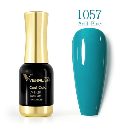 ref1001 -1100 Venalisa 12mlNail Gel Polish 12ml Gorgeous Color Gel Polish Nail Gel Soak Off UV LED Full Coverage Gel Polish Nail Lacquer Varnish